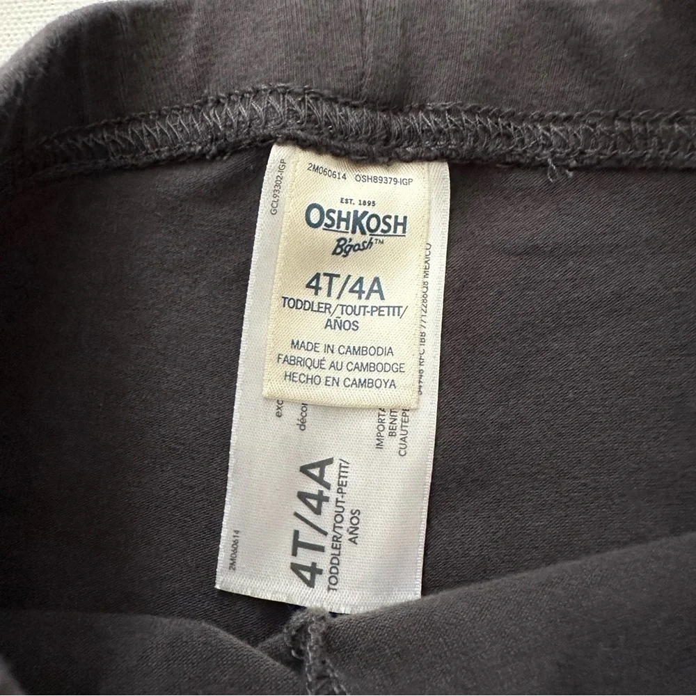 OshKosh B’gosh Toddler Girl Leggings Size 4T